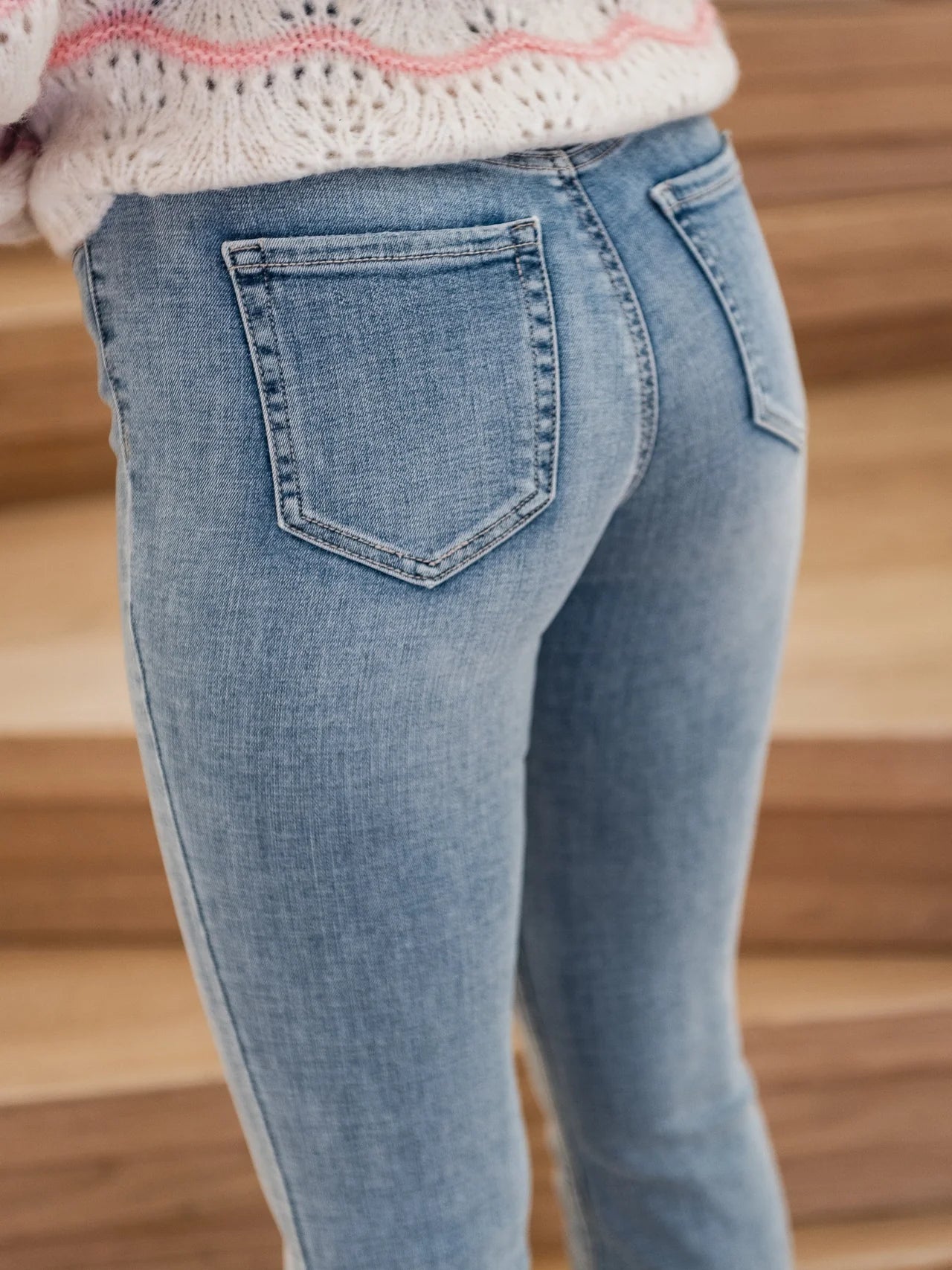 VMFLASH flared Jeans - Light Blue Denim
